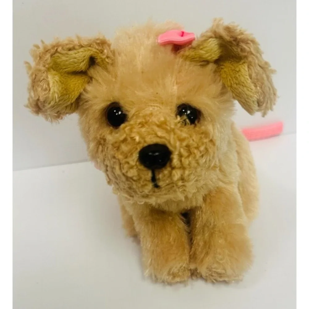 Our Generation Charm Labradoodle Dog w Pink Bow & Leash‎ 6